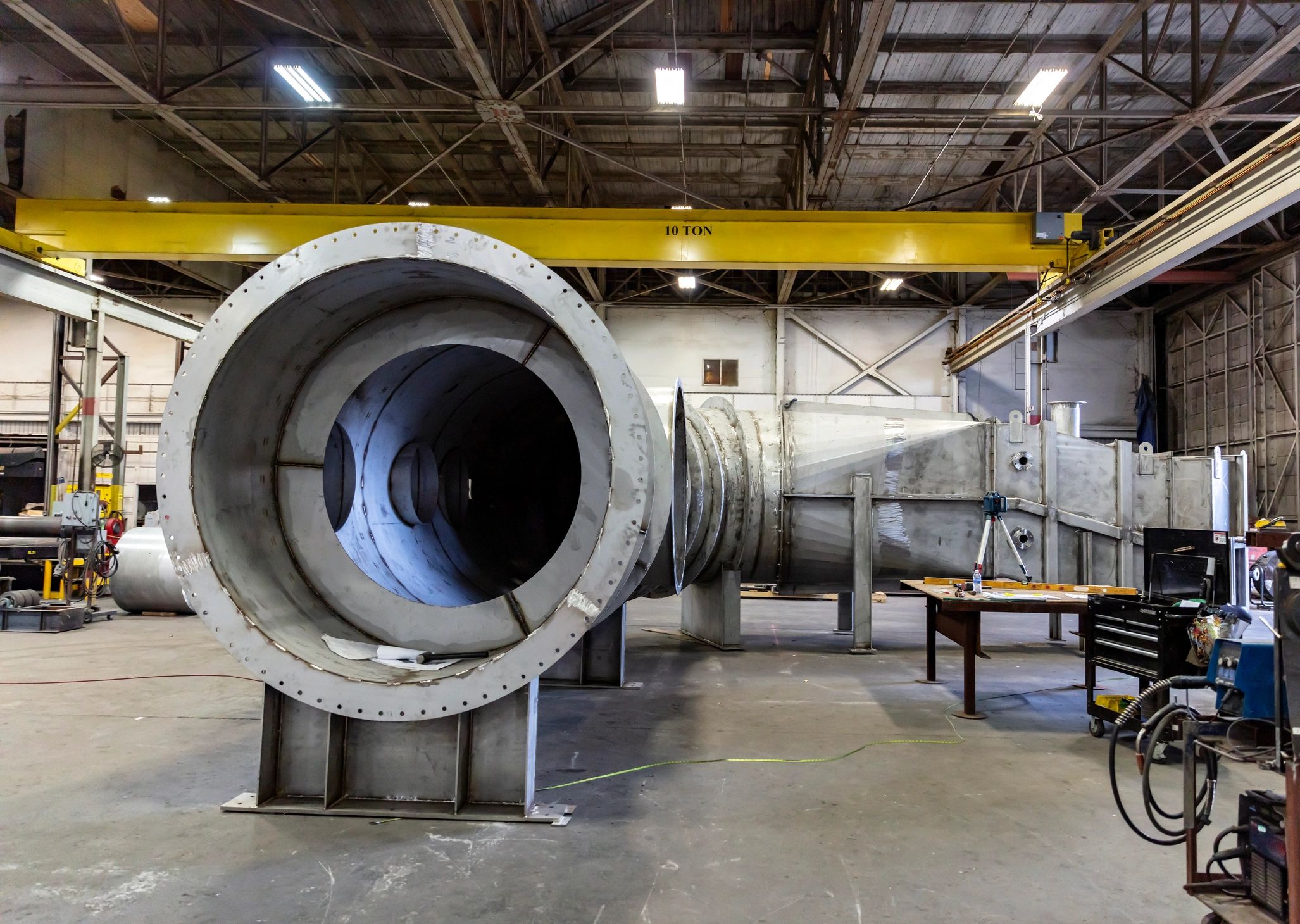 Large metal fabrication facility
