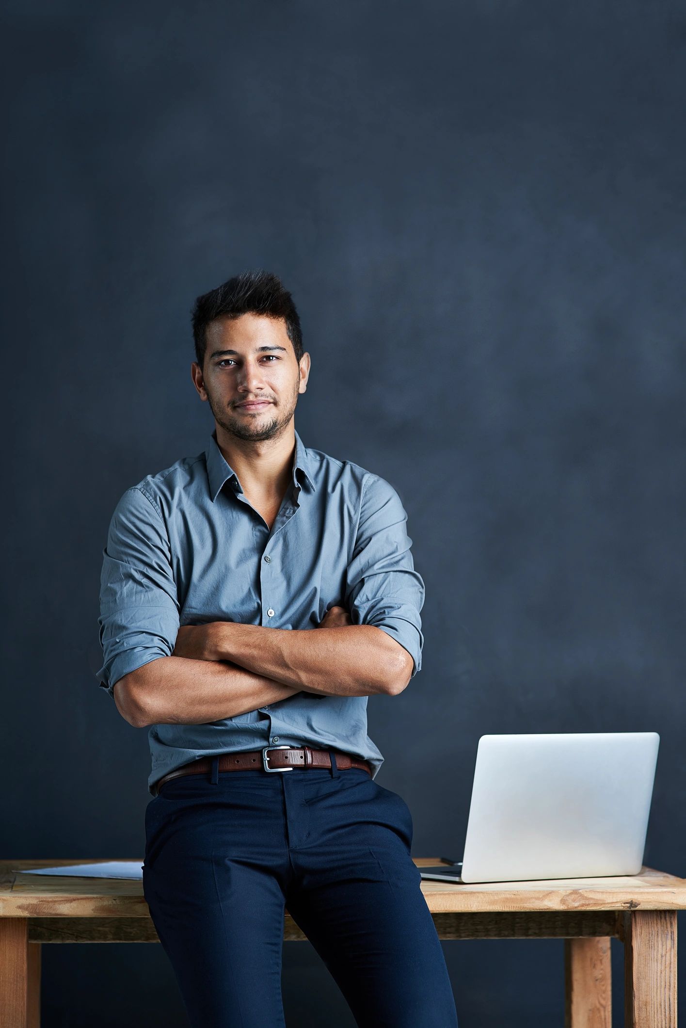 Executive portrait representing project leadership